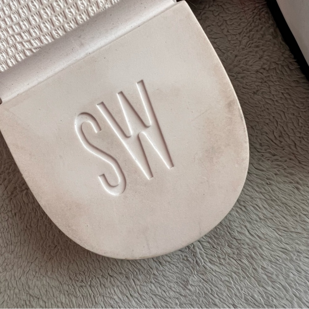 Stuart Weitzman Sublime Flat Fox Fur Leather Slide Sandal Carnival Furmania 8.5 - Picture 11 of 15